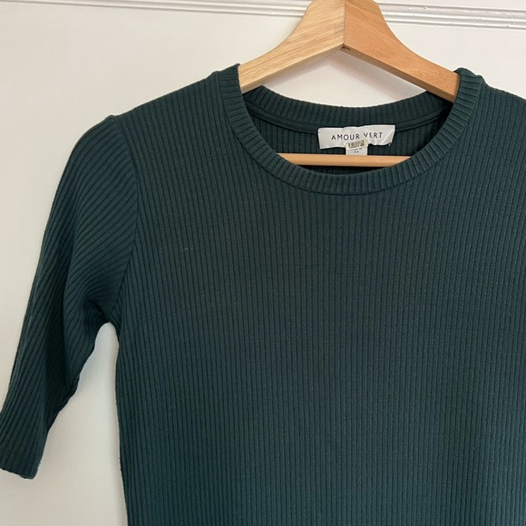 Amour Vert Green Knit Dress - Picture 2 of 3